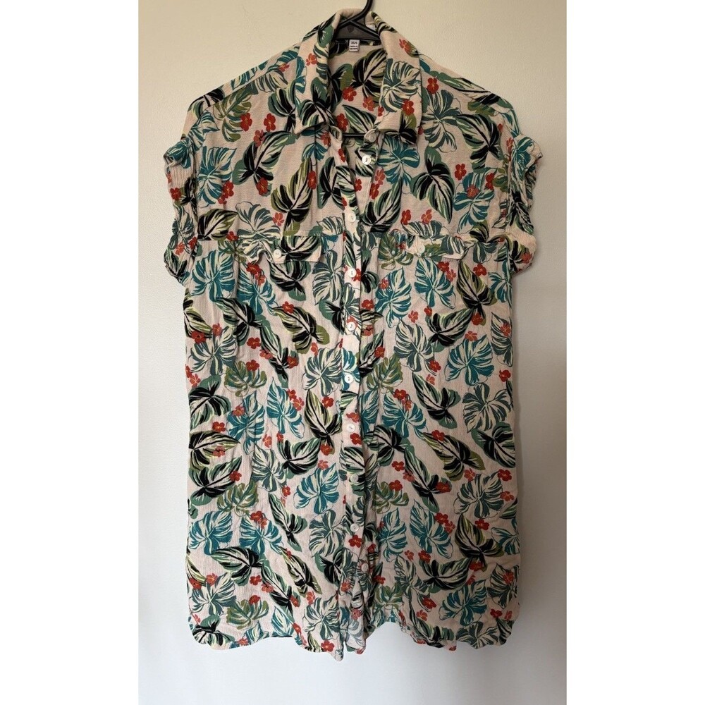Lost + Wander Women’s long top/tunic (29in Length), Size XS/S, Floral Print